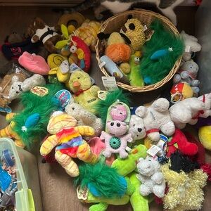 Puppies Toy Box 6 - Toys per box . Request if you see something you really want.